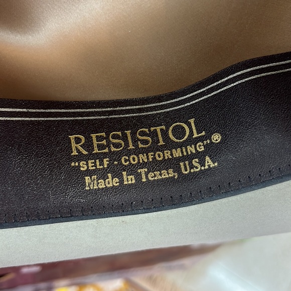 Vintage Resistol Beaver Felt Silver Belly Cowboy Hat - Picture 5 of 10